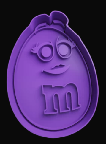 M&M Violeta Cortador de Galletas