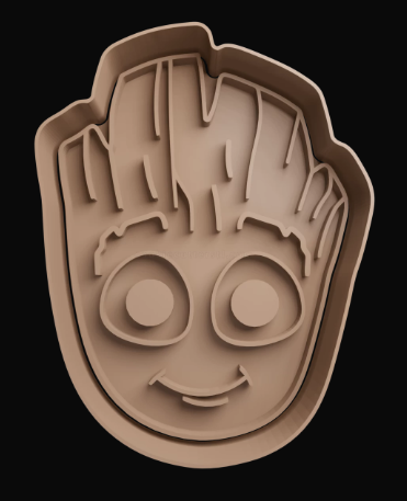 Baby Groot Cortador de Galletas