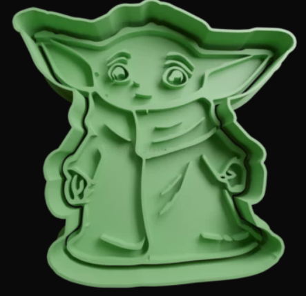 Baby Yoda Cortador de Galletas