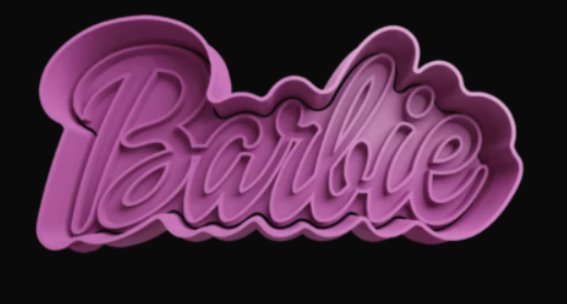 Barbie Logo Cortador de Galletas