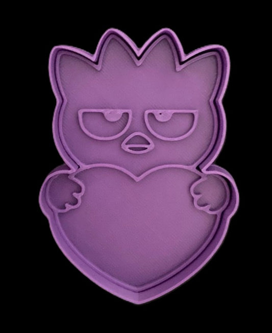 Badtz Maru con corazón Cortador de Galletas