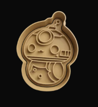 BB-8 cute Cortador de Galletas