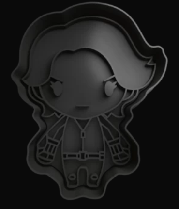 Black Widow cute Cortador de Galletas