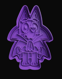 Bluey vampiro Cortador de Galletas