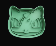 Bulbasaur cabeza Cortador de Galletas