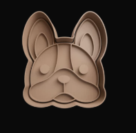 Perro Bulldog Cortador de Galletas