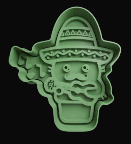 Cactus Mexicano Cortador de Galletas