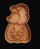 Calabaza y Cuervo Cortador de Galletas