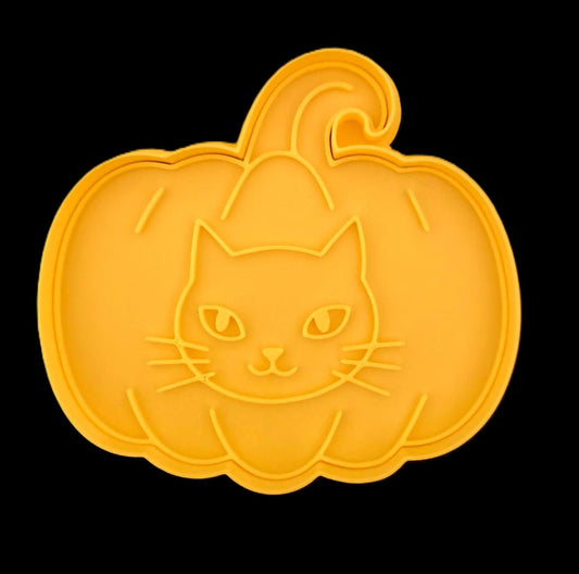 Calabaza con gato Cortador de Galletas