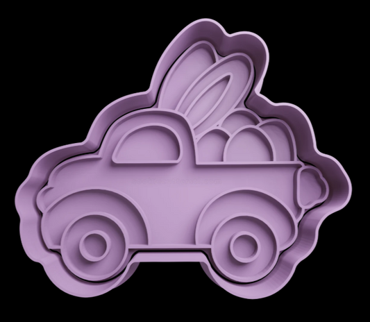Conejo en Camioneta Cortador de Galletas