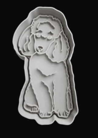 Perro Caniche Cortador de Galletas
