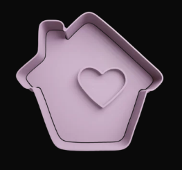 Casa con Corazón Cortador de Galletas