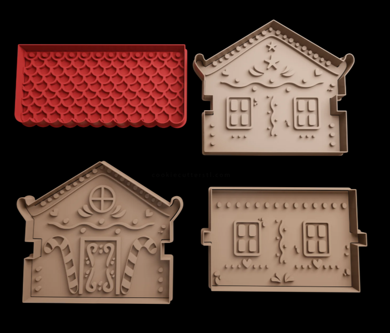 Casa de Jengibre armable Cortador de Galletas