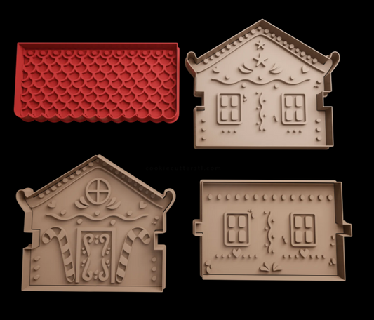 Casa de Jengibre armable Cortador de Galletas