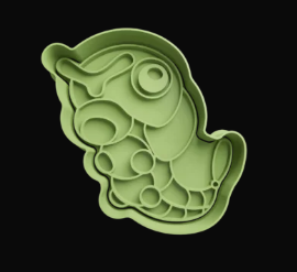 Caterpie Cortador de Galletas