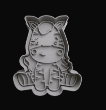 Cebra Cortador de Galletas