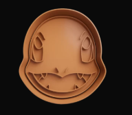Charmander cabeza Cortador de Galletas