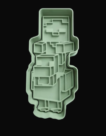 Chicken Jockey Minecraft Cortador de Galletas