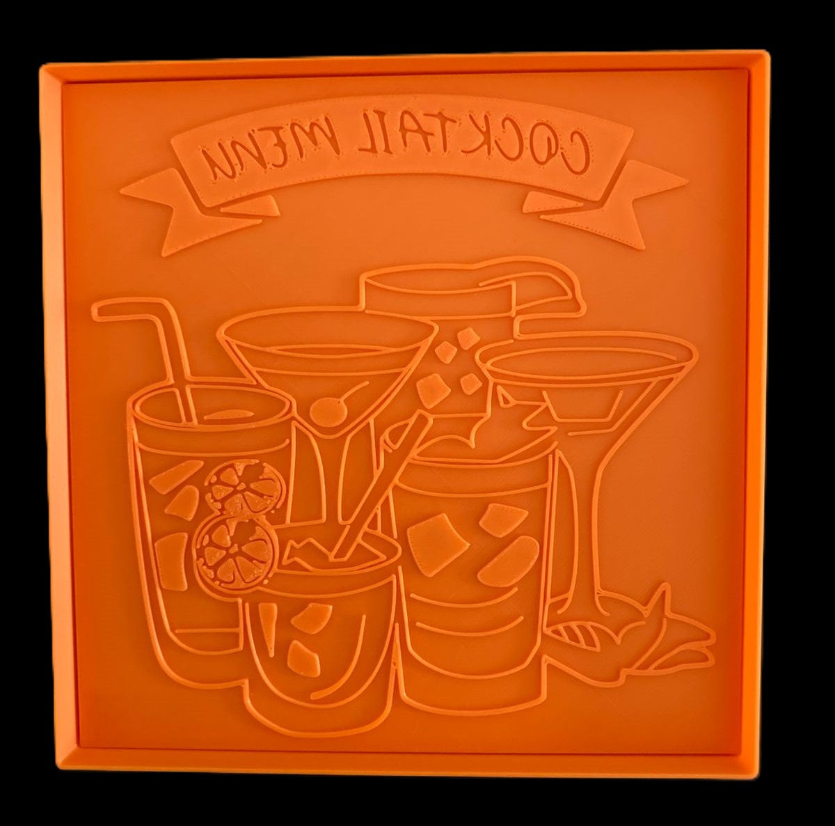 Cocktail Menu Cortador de Galletas