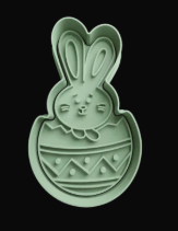 Conejo en huevo Cortador de Galletas