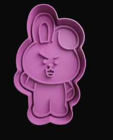 Cooky BT21 Cortador de Galletas