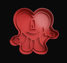 Corazón un verano sin tu feliz Cortador de Galletas