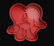Corazón un verano sin ti triste Cortador de Galletas