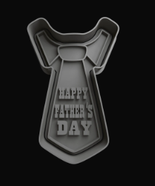 Corbata Happy Father´s Day Cortador de Galletas
