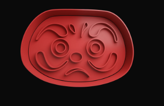 Daruma-San cara Cortador de Galletas