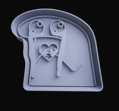 Deformito Corazón Roto Cortador de Galletas