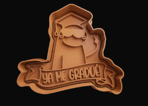 Deformito Ya Me Gradue Cortador de Galletas