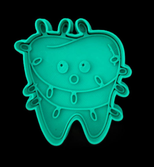 Diente luces navideñas Cortador de Galletas