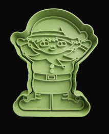 Duende de Navidad Cortador de Galletas