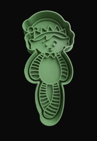 Duende Navideño Cortador de Galletas