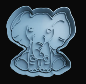 Elefante Cortador de Galletas