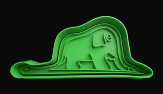 Elefante Sombrero Cortador de Galletas