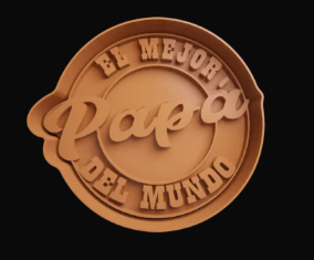 El Mejor Papá del Mundo Cortador de Galletas