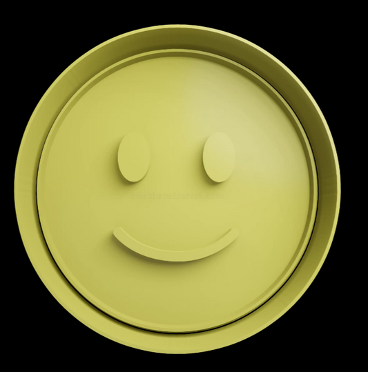 Emoji Cara Felíz Cortador de Galletas