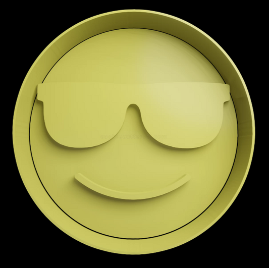 Emoji con Lentes de Sol Cortador de Galletas