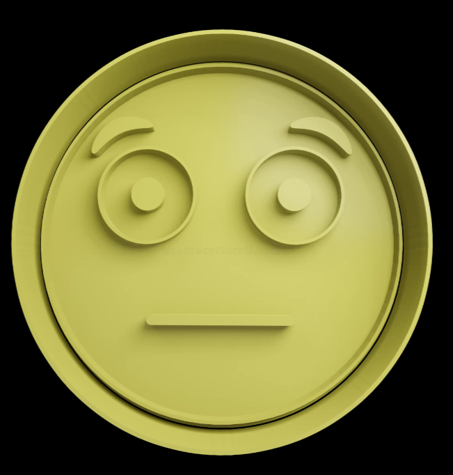 Emoji Sonrojado Cortador de Galletas