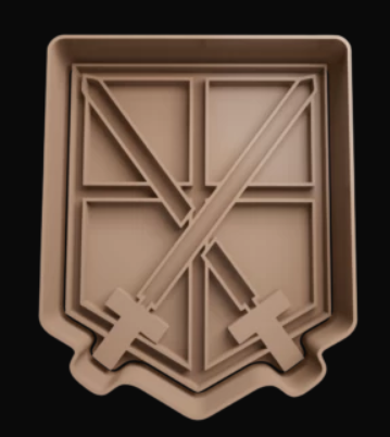 Escudo Tropas de Reclutas Cortador de Galletas
