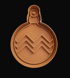 Esfera Rayas Cortador de Galletas