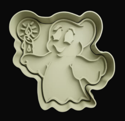 Fantasma con Vela Cortador de Galletas