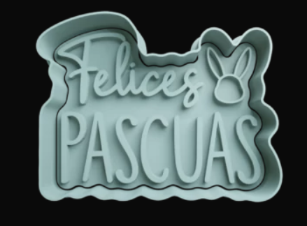 Felices Pascuas Cortador de Galletas