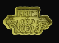 Feliz Año Nuevo Cortador de Galletas