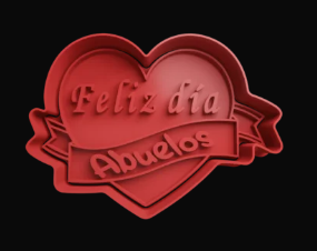 Feliz Dia Abuelos Cortador de Galletas