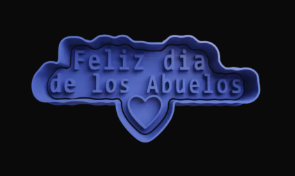 Feliz Dia de los Abuelos Cortador de Galletas