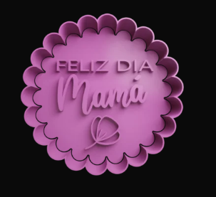 Feliz Dia Mamá Cortador de Galletas