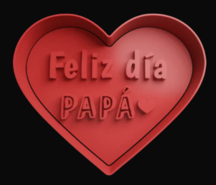 Feliz dia Papá Cortador de Galletas