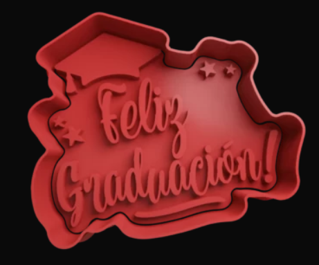 Feliz Graduación Cortador de Galletas